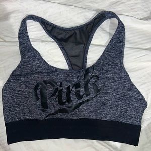 Pink Racer Back sports bra